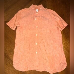 Gap kids linen shirt button down
